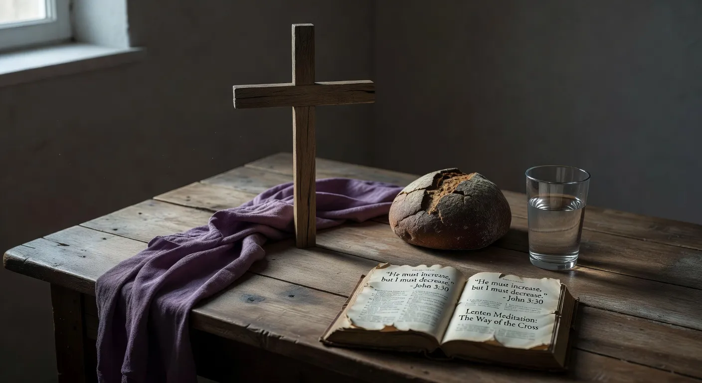 Livres de spiritualite poses pres d'une bougie dans une ambiance de recueillement